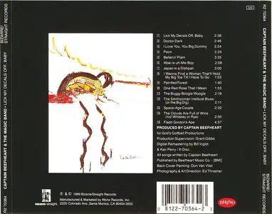 Captain Beefheart & The Magic Band - Lick My Decals Off, Baby (1970)