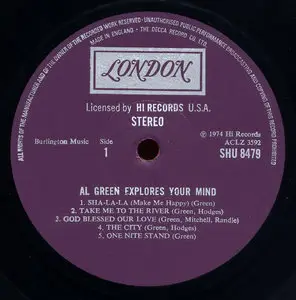 Al Green - Explores Your Mind (London 1974) 24-bit/96kHz Vinyl Rip