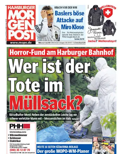 Hamburger Morgenpost vom 9 Juni 2010