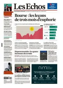 Les Echos du Vendredi 27 Mars 2015