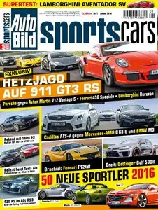 Auto Bild Sportscars - Januar 2016