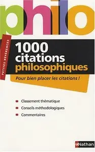 André Vergez, Denis Huisman, Serge Le Strat, "1000 Citations philosophiques"