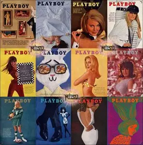 Playboy USA - Full Year 1967 Issues Collection