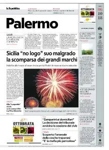 la Repubblica Palermo - 6 Ottobre 2018