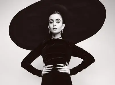 Lily Collins by Nathaniel Goldberg for V Magazine #140 Spring Preview 2023