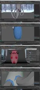 Modeling and Rendering Cute Characters in Maya 2020