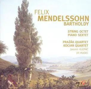 Prazák Quartet, Kocian Quartet, Jaromír Klepác - Mendelssohn: String Octet, Piano Sextet (2004)
