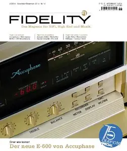 Fidelity - Zeitschrift für HiFi, High End, Musik, Zeitgeist & Lifestyle No. 16 - November/Dezember 06/2014