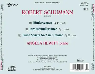 Angela Hewitt - Robert Schumann: Kinderszenen; Davidsbundlertanze; Sonata No.2 in G minor (2010)