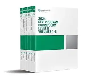 2024 CFA Program Curriculum Level II Box Set (Volumes 1-6)