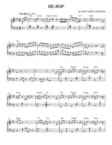 Be-Bop - Dizzy Gillespie & Chano Pozo (Piano Solo)