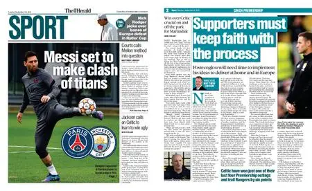 The Herald Sport (Scotland) – September 28, 2021