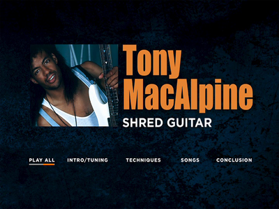 Tony MacAlpine - Shred Guitar (2009)