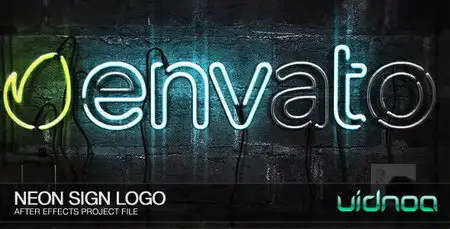 Neon Sign Logo - Project for After Effects (VideoHive)