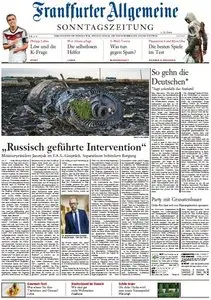 Frankfurter Allgemeine Zeitung am Sonntag, 20. Juli 2014