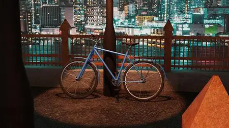 Bicycle Scene in Blender