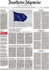 Frankfurter Allgemeine Zeitung vom Mittwoch, 25. Februar 2015