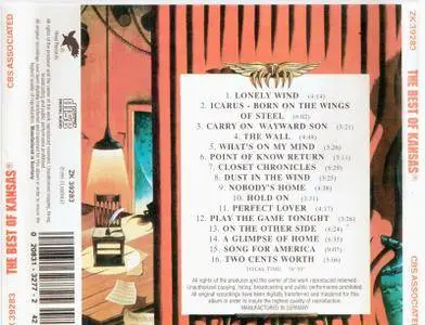 Kansas - The Best Of Kansas (1995)