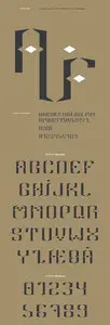 Vector Font - Alif Display Typeface