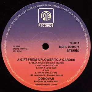 Donovan – A Gift From A Flower To A Garden (1968) 24-bit/96kHz Vinyl Rip