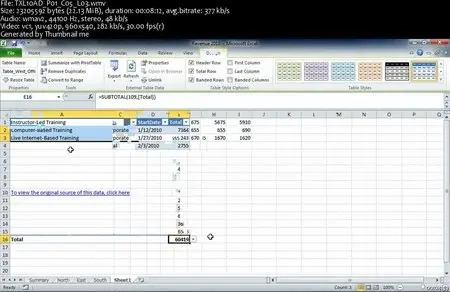 Total Training – Microsoft Excel 2010 Essentials and Advanced