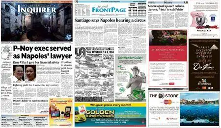 Philippine Daily Inquirer – October 30, 2013