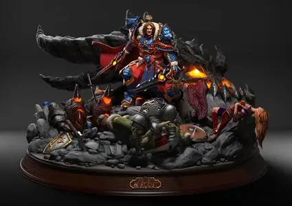 Varian Wrynn Diorama