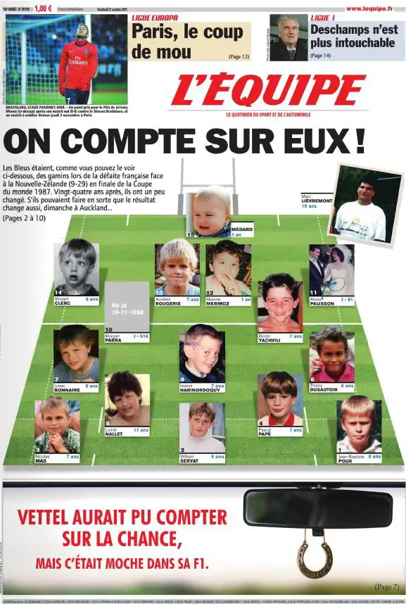 L'EQUIPE (21 Octobre 2011)
