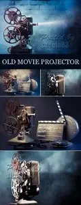 Stock Photo - Old Movie Projector