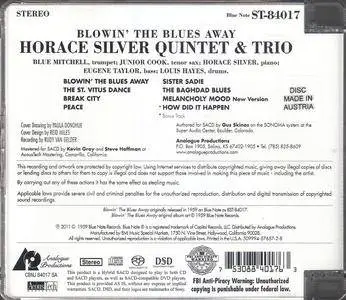 The Horace Silver Quintet & Trio - Blowin' The Blues Away (1959) [Analogue Productions, Remastered 2011]