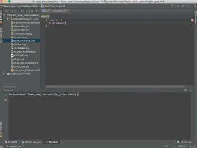 LearnNowOnline - Python 3: Modules, JSON and Algorithms