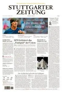 Stuttgarter Zeitung Stadtausgabe (Lokalteil Stuttgart Innenstadt) - 04. Juli 2018