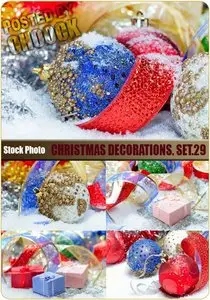 Christmas decorations. Set.29 - Stock Photo