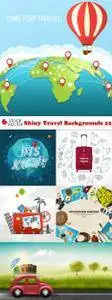 Vectors - Shiny Travel Backgrounds 22