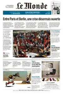 Le Monde du Vendredi 21 Octobre 2022