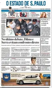 Jornal O Estado de SP em PDF, Sexta, 01 de Outubro de 2010