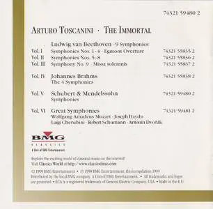 Arturo Toscanini, NBC Symphony Orchestra - Schubert & Mendelssohn: Symphonies (2CD) (1999)