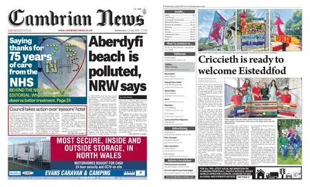 Cambrian News Meirionnydd – 13 July 2023