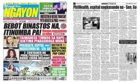 Pilipino Star Ngayon – Oktubre 27, 2019