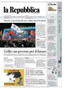 la Repubblica - 19 Marzo 2018