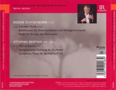 Mariss Jansons, Symphonie-Orchester des Bayerischen Rundfunks - Shchedrin: Carmen Suite; Respighi: Pini di Roma (2019)