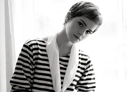 Emma Watson by Harry Crowder for Harper's Bazaar October 2011