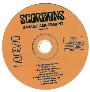 Scorpions - Savage Amusement (1988) [Japan Mini LP, BVCM-40010]