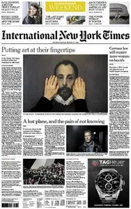 International New York Times - Saturday-Sunday, 7-8 March 2015