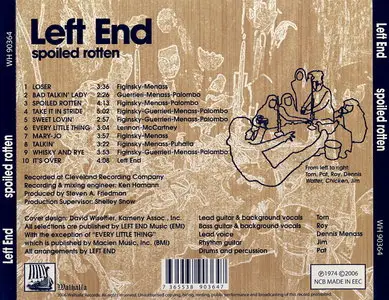 Left End - Spoiled Rotten (1974) [Reissue 2006]