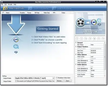 Any Video Converter Professional 3.0.4 Multilingual Portable