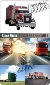 Truck on the road 3 - Stock Photo