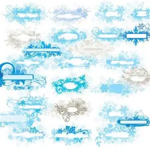 Winter Vector Ornaments