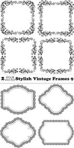 Vectors - Stylish Vintage Frames 9