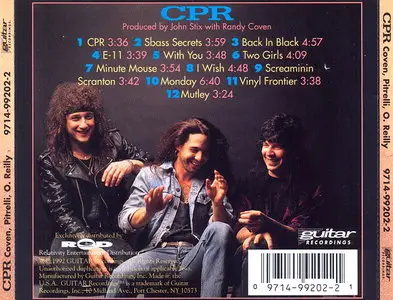 Coven, Pitrelli, O'Reilly - CPR (1992)